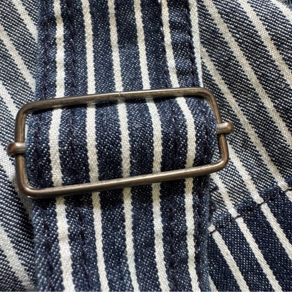 Altar’d State Denim Striped Jumper Minidress Size XS - Picture 6 of 6